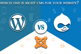 WordPress vs Joomla vs Drupal : Choose the right CMS